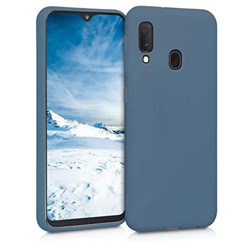 kwmobile Handyhülle für Samsung Galaxy A20e Hülle - TPU Case - Kabelloses Laden - Schutzhülle Cover in Flieder