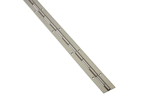 SO-TECH® Möbelbeschlag Stangenscharnier 1000 mm Edelstahl matt - Hochwertiges Möbelscharnier aus Edelstahl für professionelle Möbelbau und DIY-Projekte. Individuell kürzbar und ideal für langlebige Anwendungen.