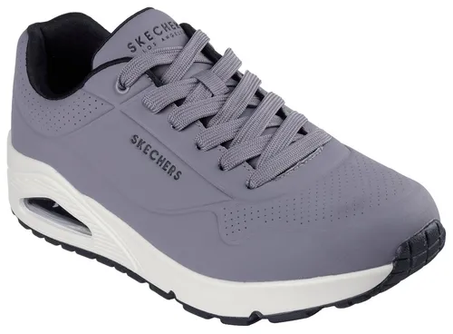 Skechers Mens Sport Casual UNO STAND ON AIR Sneakers, Größe 48.5 EU - Sneaker mit klassischer Luftpolsterung, Air-Cooled Memory Foam Innensohle und modischem Design für optimalen Komfort und Stil.