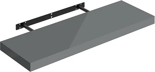 Woltu Wandregal, 1-tlg., hochglänzend Wandboard Schweberegal CD DVD Regal