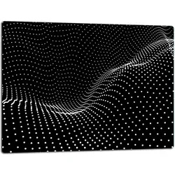 Glassplattenschneidebrett 52x40 Schwarz – Modern und Funktional