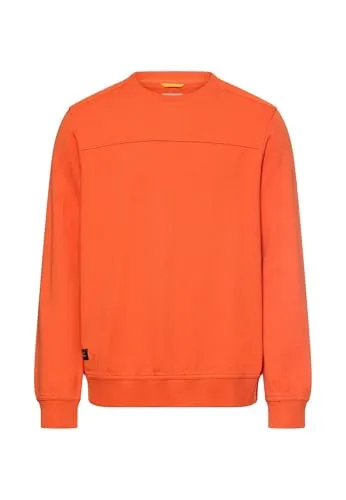 camel active Herren Sweatshirt Rundhalsausschnitt Orange XL