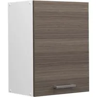 Vicco Hängeschrank R-Line, Grau/Weiß, 45 cm - Hängeschrank für die Küche, flexibel gestaltbar mit zusätzlicher Modulkonfiguration für individuelle Anpassungen und praktische Aufbewahrung.