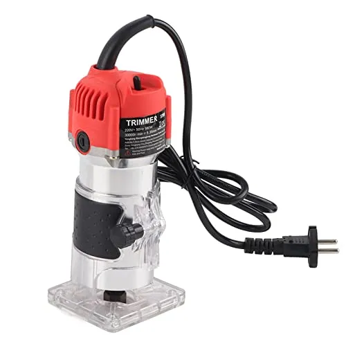 Oberfr?se aus Holz, 220 V, Power Router Trimmer, 30000r/min Leerlaufdrehzahl, geeignet f¨¹r Holzbearbeitung als Entgraten und Schlitzfr?sen