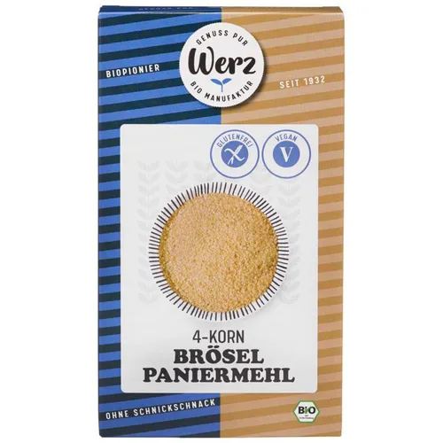 Werz 4-Korn Brösel Paniermehl glutenfrei von Werz