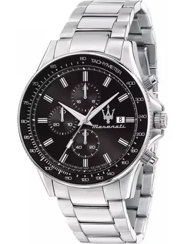 Maserati Sfida Armbanduhr R8873640015 - Herren - Armbanduhr für Herren mit elegantem Edelstahlarmband, Chronograph und 100 m Wasserdichtigkeit - ideal für Sport und Alltag.
