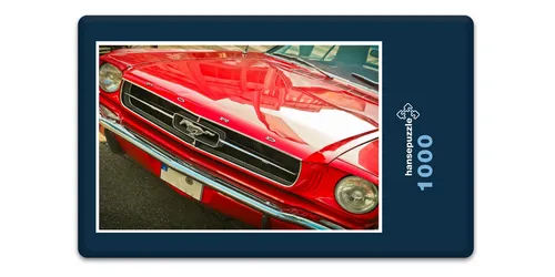 hansepuzzle 14787 - Oldtimer Puzzle, 1000 Teile, Fortbewegung, 60,0 x 46,0cm mit hochwertiger Aufbewahrung, Kartonbox & Beutel