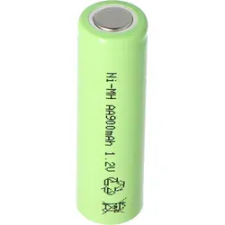 AccuCell NiMH Akku Flat Top Mignon AA 900mAh Industrieausführung mit flachem Pluspol