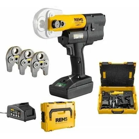 Rems Mini-Press22V Set U16-20-25-32 Mini-Press 22V ACC Li-Ion (33973560)