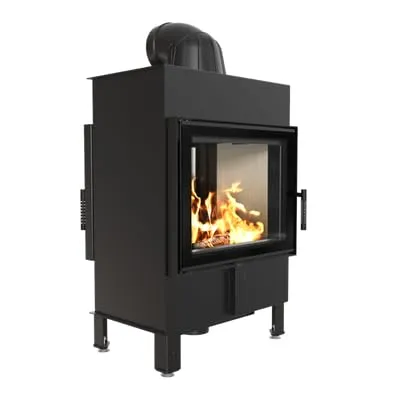 Kamineinsatz LUCY TUNNEL 12 kW aus Stahl von Kratki