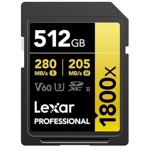 Produktbild Lexar Professional 1800X 512 GB SDXC UHS-II