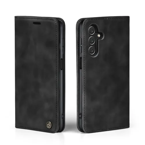 Handy Hülle für Samsung Galaxy A25 5G Klapp Magnet Smartphone Cover Case Schwarz