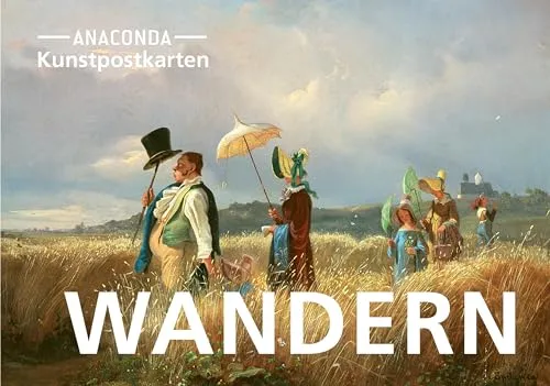 Postkarten-Set Wandern: 18 Kunstpostkarten aus hochwertigem Karton. ca. 0,28€ pro Karte (Anaconda Postkarten, Band 82)