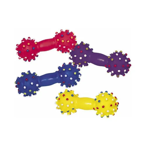 Nobby Spielknochen Hundespielzeug Vinyl Hantel mit Squeaker