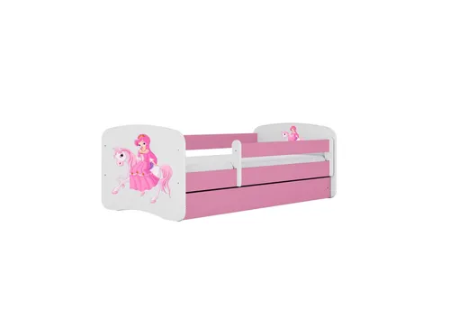 Raumhirsch Furniture Kinderbett Rosa, 90x160 cm in pink von Raumhirsch Furniture