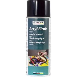Stanger Fixierspray 114011 Acryl Firnis, 400ml, Schutzlack für Farben, matt