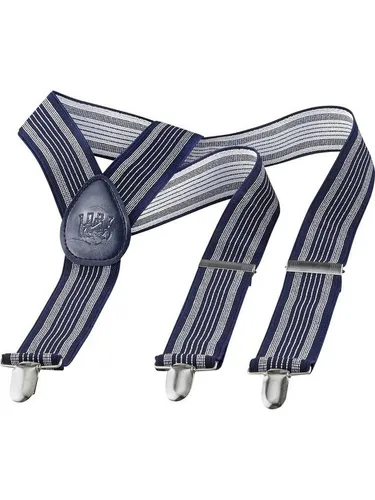 Jan Vanderstorm Hosenträger RANGO – Gestreiftes Muster für Herren - Stylische Hosenträger RANGO von JAN VANDERSTORM, ideal für große Größen. Praktisch und modisch, sie halten Hosen sicher an Ort und Stelle und setzen Ihr Outfit perfekt in Szene.