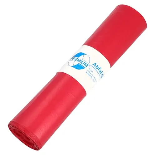 Müllsäcke DEISS PREMIUM rot Typ 60, 120 Liter in rot von DEISS