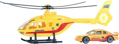 Hubschrauber inkl. Auto Feuerwehr Polizei Modell Spielzeug Ambulance