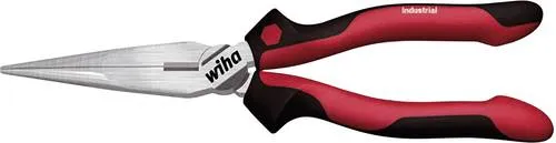 Wiha Flachrundzange Z 05 0 02 - Hochwertige Flachrundzange mit induktiv gehärteter Schneide, ideal für präzises Schneiden von Draht bis 3,2 mm. Perfekt für professionelle Anwendungen.