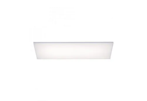 Licht-Erlebnisse Deckenleuchte CAMVERS, LED fest integriert, Warmweiß, Metall LED dimmbar Weiß eckig Farbwechsel 3000 K 3400 lm
