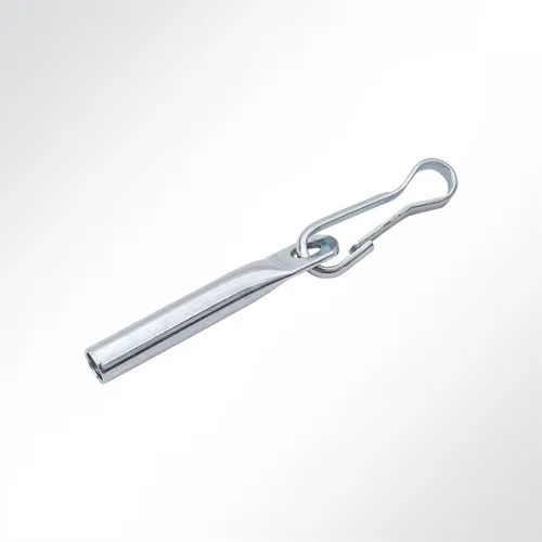 10x Lysel Seilendverschluss mit Simplexhaken verzinkt 10mm, 50mm Simplex