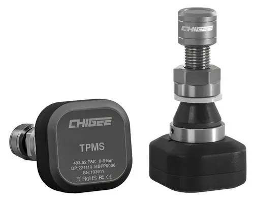 Chigee Interner Reifendrucksensor - MFP0018 - Reifendruckkontrollsystem mit direktem Anschluss, kabellos und einfach zu installieren. Ideal für sicheres Fahren und universelle Kompatibilität.