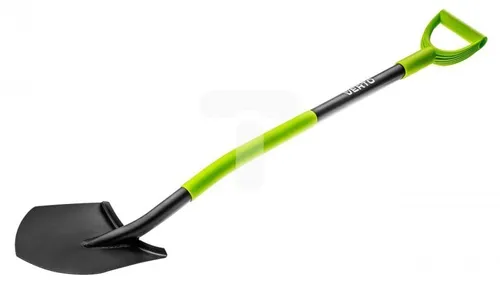 Szpadel ostry metalowy trzonek plastikowy uchwyt 15G010