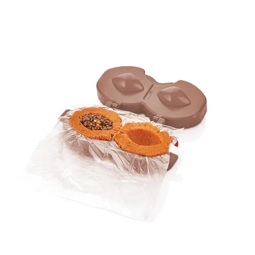 Vip Ahmet Kibbeh-Maker & İçli Köfte Form – Doppelform für Gefüllte Bulgurklößchen, Köfte-Former, BPA-frei, Spülmaschinenfest