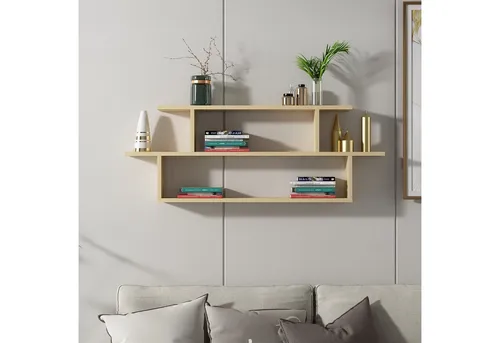 DEMA Home Deko-Wandregal Seneca, elegantes Schweberegal 44x120 - Das DEMA Schweberegal Seneca verbindet elegantes Design mit praktischer Funktionalität. Ideal für Bücher und Deko, sorgt es für einen modernen Look und zusätzlichen Stauraum in jedem Raum.