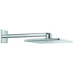 Grohe Rainshower 310 SmartActive Cube Kopfbrause 26479000, chrom mit Duscharm 430 mm - Kopfbrause mit 2 Strahlarten, GROHE DreamSpray für perfektes Strahlbild und SpeedClean Antikalk-System für einfache Reinigung. Ideal für luxuriöse Duscherlebnisse.
