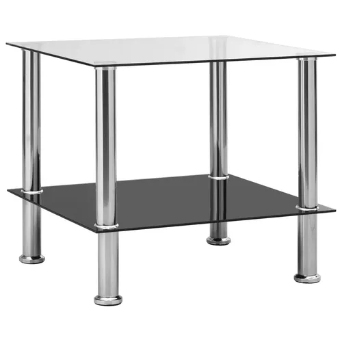 Beistelltisch Transparent 45x50x45 cm Hartglas
