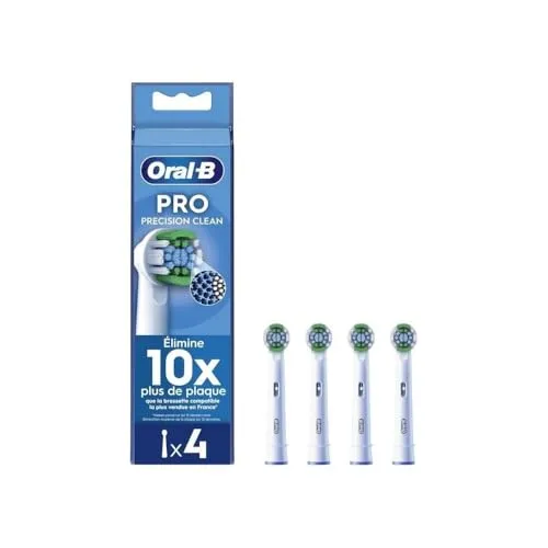 Oral-B Pro Precision Clean Aufsteckbürsten für elektrische Zahnbürste, 4 Stück
