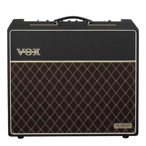 VOX AC15 Hand Wired 1x12 Combo Gitarrenverstärker - Verstärker mit 15 Watt Leistung und Celestion Alnico Blue Speaker, bietet den legendären Vintage-Clean-Sound und ist ideal für Studio und Bühne.