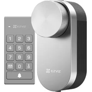 EZVIZ Einsteckschloss DL01 Pro+DL01CP grau - Zubehör für Sicherheitstechnik, modernes Design in grau für verbesserte Sicherheit und einfache Installation.
