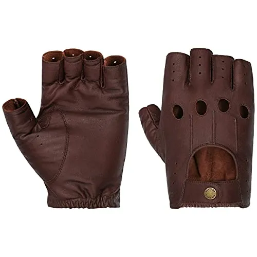 Stetson Summer Oily Goat Nappa Handschuhe in braun von Stetson