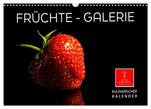 Peter Roder | Früchte-Galerie Wandkalender 2026 - Kalender im DIN A3 Querformat mit 14 Seiten, präsentiert frische und atemberaubend schöne Früchte, ideal für die Küche oder als Geschenk.