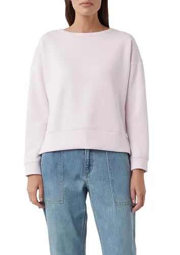 comma Sweatshirt - Stylisches Damen Sweatshirt mit Rundhalsausschnitt und Rippbündchen, perfekt für lässige Looks und hohen Tragekomfort.
