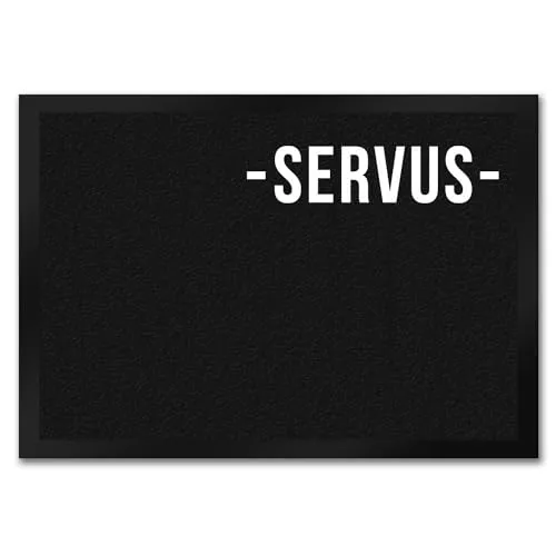 trendaffe Servus Dialektgrüße Fußmatte Dialekt Begrüßung Gruß Haustüre Wohnungstüre Türe