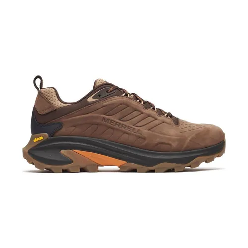 Merrell Moab Speed 2 LTR WP mole 44 - Wanderschuhe mit wasserdichtem Obermaterial, 100% recycelten Schnürsenkeln und hervorragender Traktion dank Vibram TC5+ Außensohle – ideal für Outdoor-Abenteuer.
