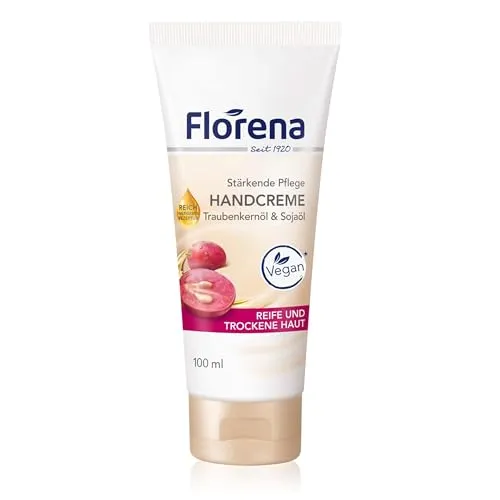 Produktbild Florena Handcreme mit Traubenkernöl & Sojaöl, Vegan