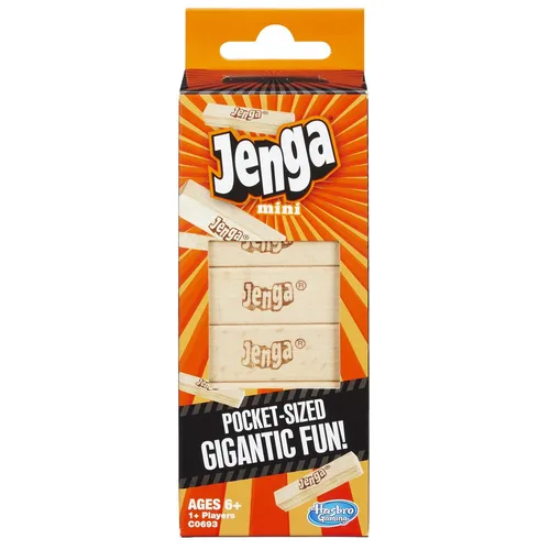 Hasbro Gaming Jenga Mini-Spiel, braun/a, ab 6 Jahren (US IMPORT)