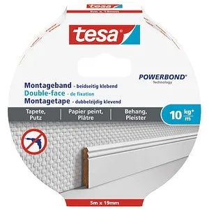 tesa Montageband 77743 doppelseitiges Klebeband 19,0 mm x 5,0 m, 1 St.