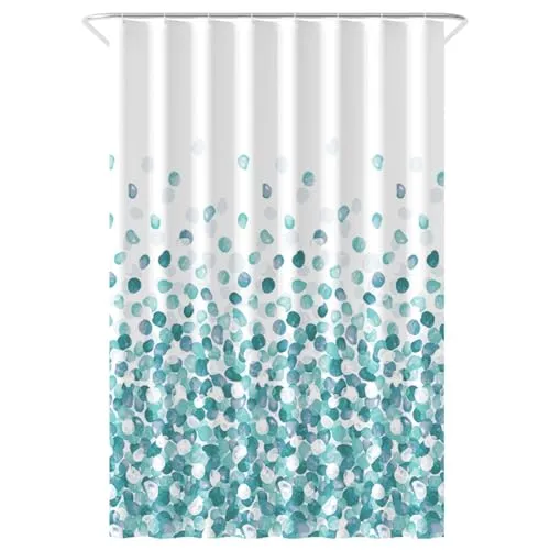 Loti Living Anti-Schimmel Duschvorhang in blau von Loti Living