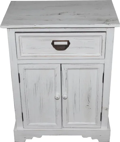Produktbild Casa Padrino Shabby Chic Kommode Antik Weiß 50 cm