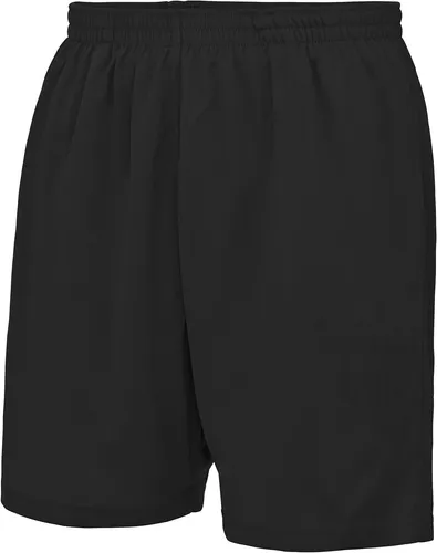 Just Cool Herren Sport-Shorts / Sporthose RW693 (2XL) (Pechschwarz)