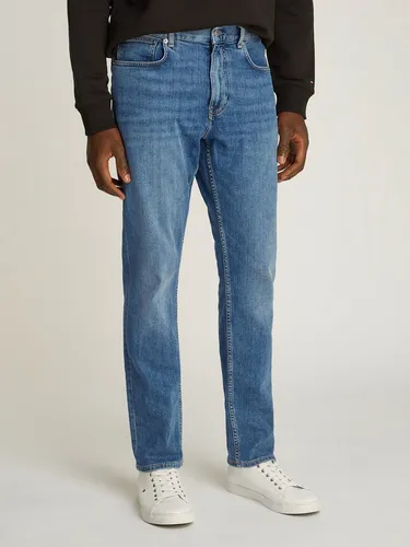 Tommy Hilfiger Straight-Jeans CORE HARLEM blau 30 - Moderne Straight-Jeans aus 99% Baumwolle für hohen Tragekomfort, ideal für lässige Outfits. Farbe: Stone Blue, mit praktischen Taschen und verdecktem Reißverschluss.