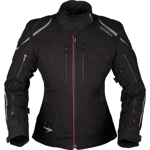 Modeka Takuya Lady Gr. 19 - Wasserdichte Damen Motorradjacke - Motorradjacke für Damen, wasserdicht und mit Protektoren für optimalen Schutz, ideal für sicheres Fahren bei jedem Wetter.