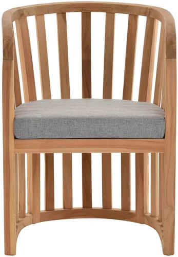 Teakstuhl Beluno in beige von Krines Home