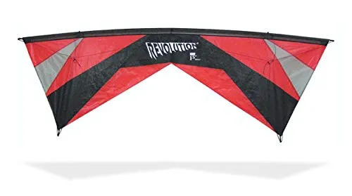 Revolution Kites - Reflex Experience Drachen, EXP Blk, Rot/Grau/Schwarz